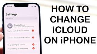 How To Change iCloud Account On iPhone! (2024)