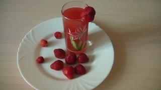 Полезный вкусный клубничный кисель./ strawberry jelly