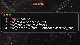 How to convert a file to base64 string in Python