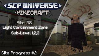 SCP Foundation Light Containment Zone Minecraft Bedrock map | SITE-38 Progress #2