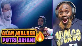 PUTRI ARIANI VOICE! Alan Walker X Putri Ariani - Hero | TIKTOK AWARDS INDONESIA 2023 | REACTION