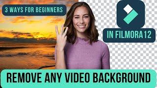 3 Ways to Remove and Change Video Background in Filmora 12