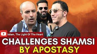 Iranian Hadith Rejecter Quranist Challenges Shamsi By Apostasy! Speakers Corner