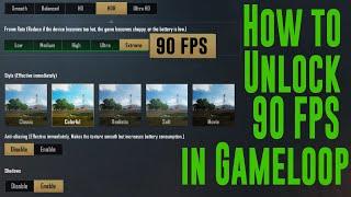 How to unlock 90 fps in Gameloop Emulator | 60hz vs 144hz Pubg Mobile | HDR + 90 FPS Gameplay