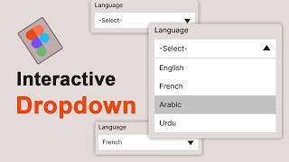 How to Create Dropdown Menu in Figma | Figma Tutorial