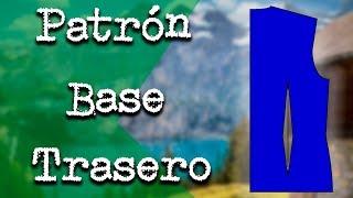 Cómo hacer el trazo del Patrón Base Trasero de Dama | Molde Base Espalda (CURSO DE PATRONAJE GRATIS)