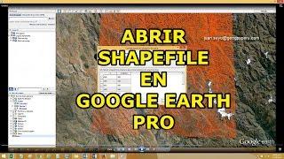 Abrir Shapefile en Google Earth PRO
