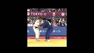 JUDO-IPPON Osoto-gari Tokyo Grand Slam 2023 / Round 2 -66 kg #shorts  #judo #AbeHifumi #sports