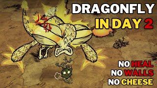 How to rush Dragonfly day 2 as Wormwood (Unseeded, No cheese) - Don't Starve Together | DST