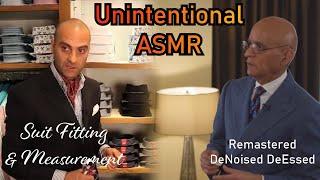 Unintentional ASMR Suit Fitting and Measurement Compilation  [ Remastered ASMR Cut ]