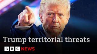 Trump refuses to rule out military force to seize Greenland and Panama | BBC News