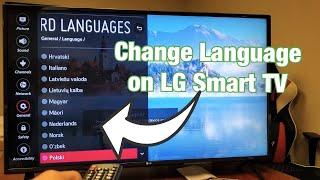 LG Smart TV: How to Change Language for Menu, Keyboard, Audio & Voice Recognition)