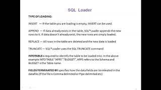 SQL Loader 1