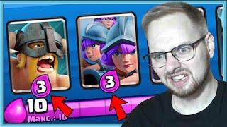  WTF? ALL CARD FOR 3 ELIXIR! NEW MIRROR CHALLENGE / Clash Royale