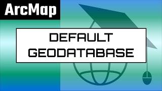 How to change default geodatabase in ArcMap