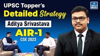 IAS Topper Aditya Srivastava UPSC CSE 2023 Rank 1