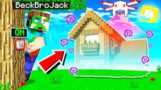 How to BUILD a SECRET HOUSE in Minecraft! (invisible)