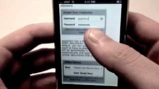 Google Docs Reader For iPhone and iPod Touch - gogoDocs