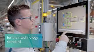 Volkswagen electric car production with Siemens automation technology