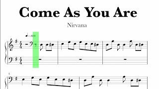 Nirvana - Come As You Are Sheet Music