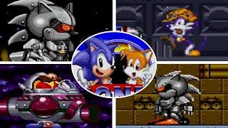 Sonic The Hedgehog Classic - All Bosses + Cutscenes