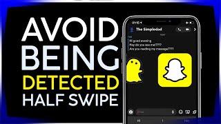 How To Avoid New Update Half Swipe Notification on Snapchat 2021 #halfswipe