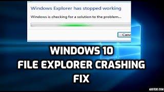 windows 10 file explorer crashing Problem fix