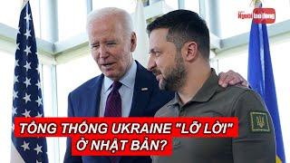 Tổng thống Ukraine "lỡ lời" ở Nhật Bản? | Báo Người Lao Động