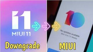 Cara Downgrade MIUI 10 ke 11, 10 ke 9 dan Seterusnya Tanpa Komputer