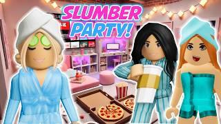 ULTIMATE SLUMBER PARTY DRAMA IN ROBLOX BROOKHAVEN!