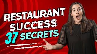 The Ultimate Guide to Restaurant Success: 37 Must-Have Systems