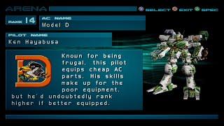 Rank 14: Ken Hayabusa | Arena | Armored Core 2