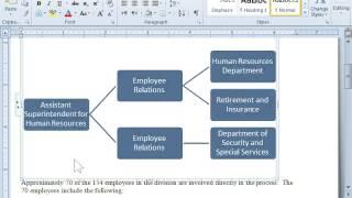 Change the Colors of an Organization Chart - Word 2010