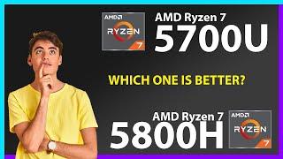 AMD Ryzen 7 5700U vs AMD Ryzen 7 5800H Technical Comparison