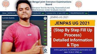 JENPAS UG 2021 Detailed Notification | Step By Step Process | Jenpas 2021