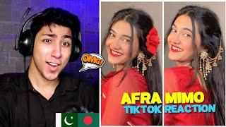 Pakistani React on Bangladeshi Tiktoker | Afra Mimo TikTok Videos | Maadi Reacts