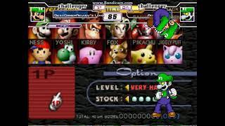 MUGEN Request #901 BestGamerReview's Luigi(me) vs Robo-Luigi