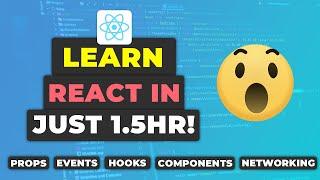 React JS Crash Course | Beginner React Tutorial