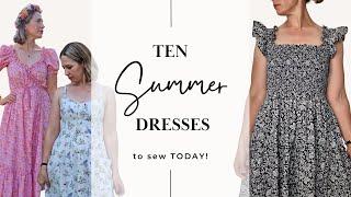 10 Simple Summer Sundresses to Sew NOW!