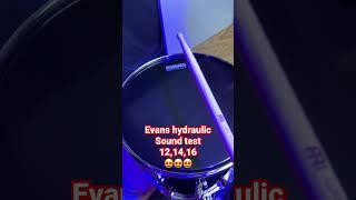 Evans Hydraulic heads are BEAUTIFUL #evans #evansdrumheads #evansheads #drumheads #drumeo #drums