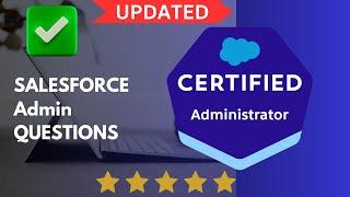 Salesforce Admin Certification Dumps || Updated Questions & Answers | 2024 | Part-3