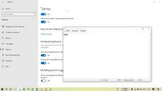 How to Turn ON Enable text suggestions in Windows while typing
