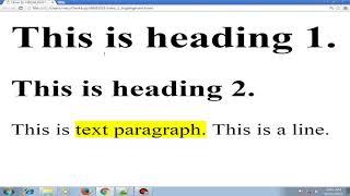 HTML and CSS Code to Highlight Words, Line, Text in Web Pages | Web Development Tutorial