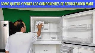 ¡Como quitar y poner los ACESORIOS  de refrigerador Mabe in.genius!