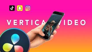 Davinci Resolve 16 Vertical Video for Instagram