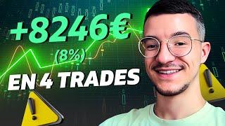 J'ai généré 8246€ (+8%) En 4 trades (Explications) Ep6