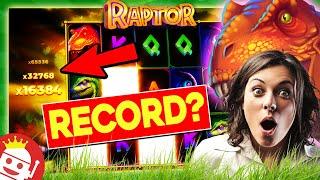 RAPTOR  MEGA BIG WIN!  MUST SEE! 