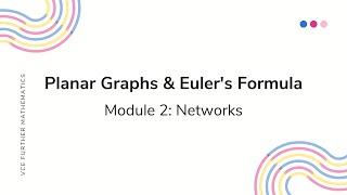 Planar Graphs & Euler's Formula