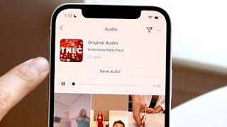 How To Save Audio/Music On Instagram! (2022)