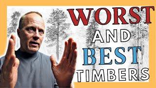 Best & Worst Wood Species for Timber Framing (Doug Fir, Cedar, Spruce, Hemlock, Pine & More)